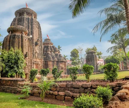 Old old temple in Bhubaneswar, India.