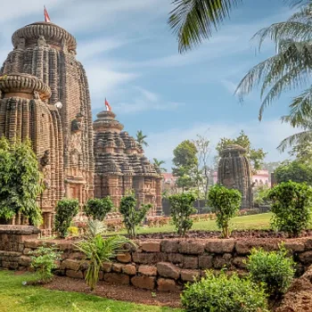 Old old temple in Bhubaneswar, India.